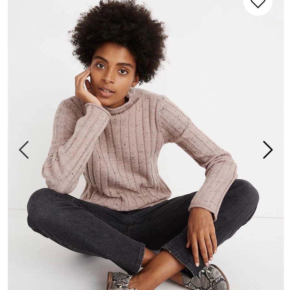 Madewell Donegal Evercrest Turtleneck Sweater Size XS